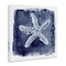 Stupell Industries Starfish Blue Impression Canvas Wall Art Design by Patti Bishop